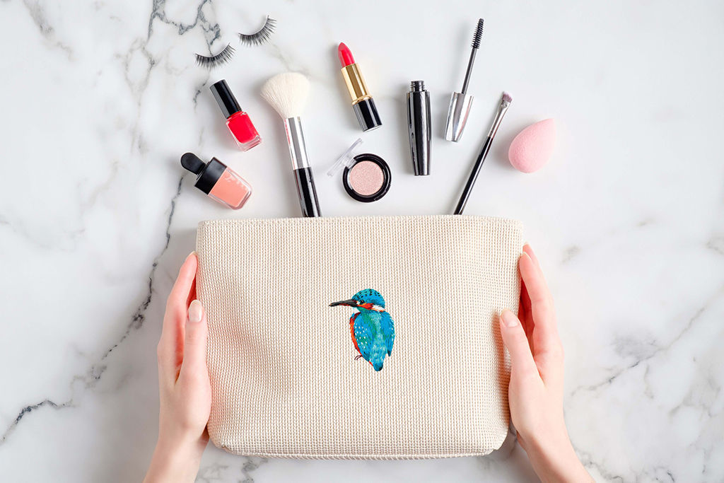 Набор для вышивания PANNA Живая картина JK-2197 Голубой зимородок 5.5 х 6.5 см