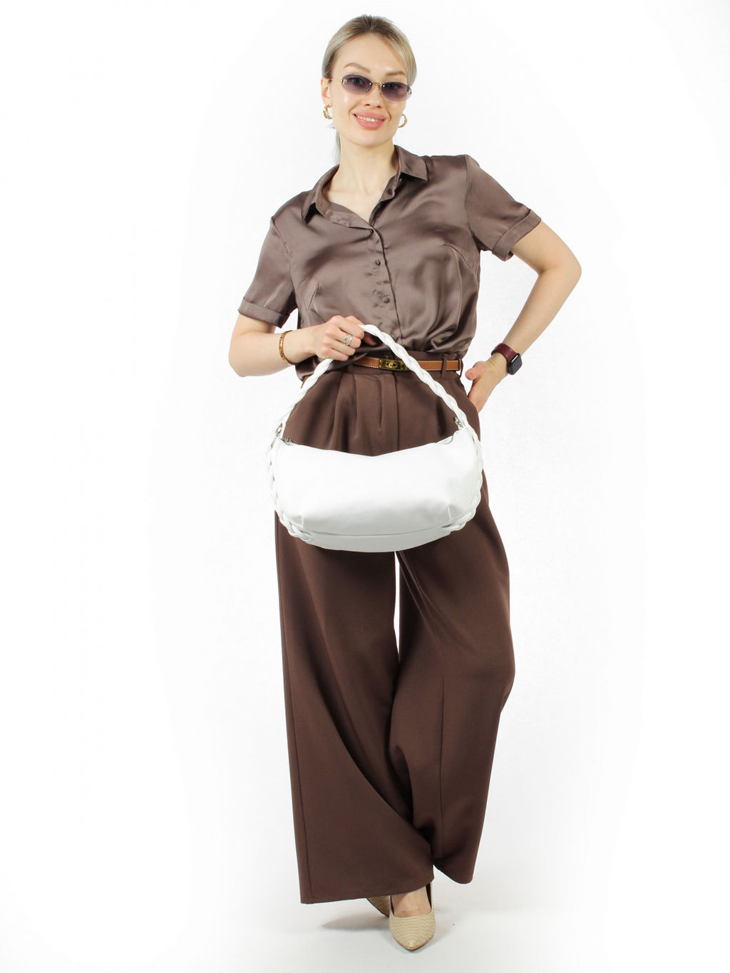 LACCOMA сумка Аэлита-белый эко кожа хлопок