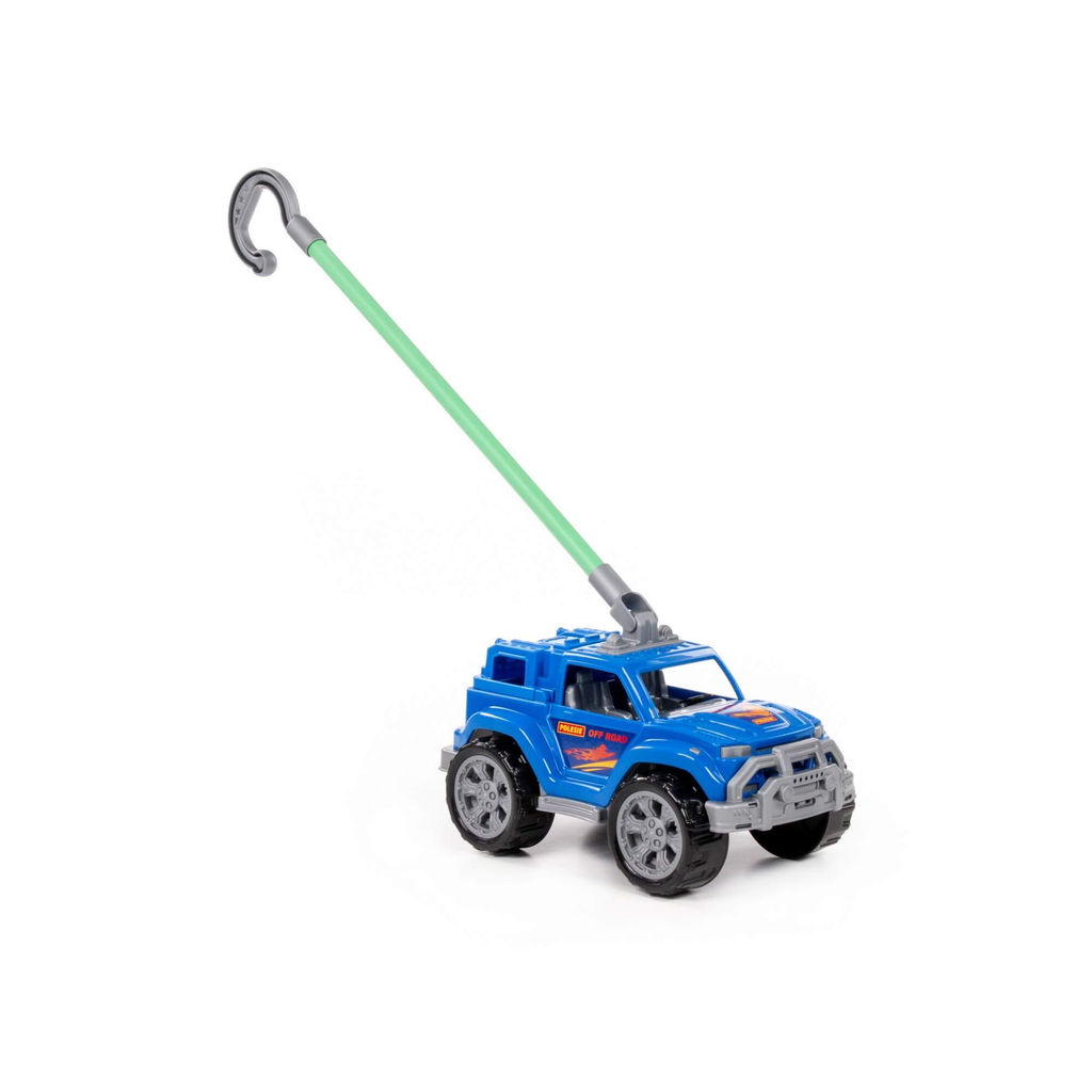 Автомобиль-каталка Легионер с ручкой (синий) - Полесье фото 5