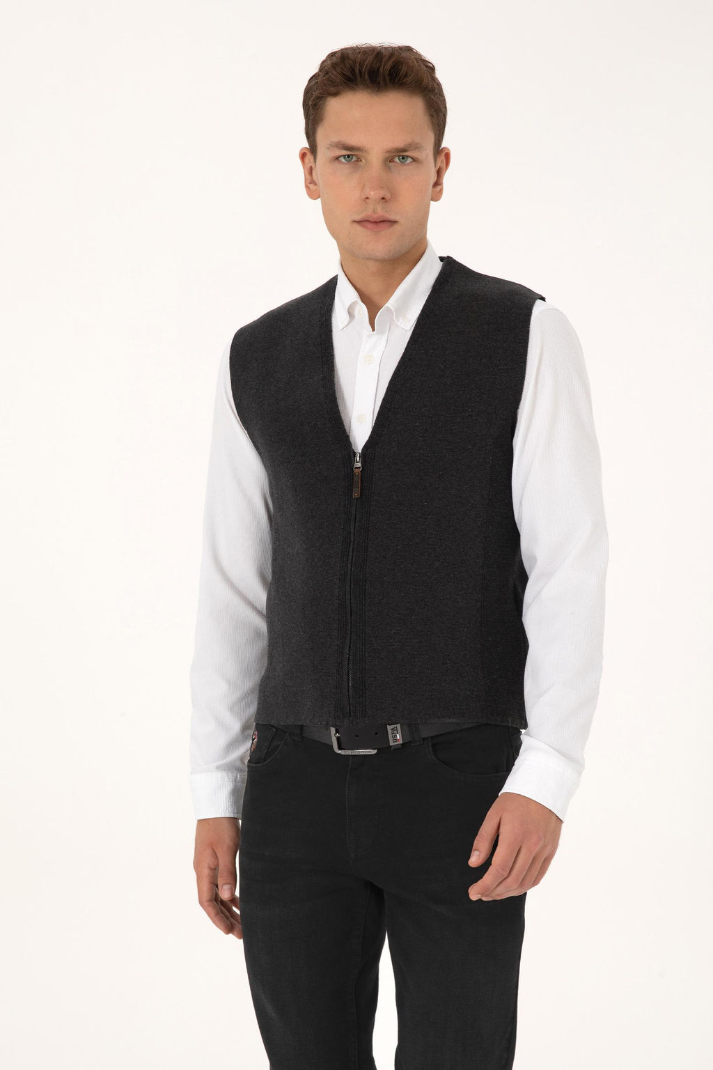 Erkek Antrasit Melanj Triko H_rka - U.s. polo assn фото 8