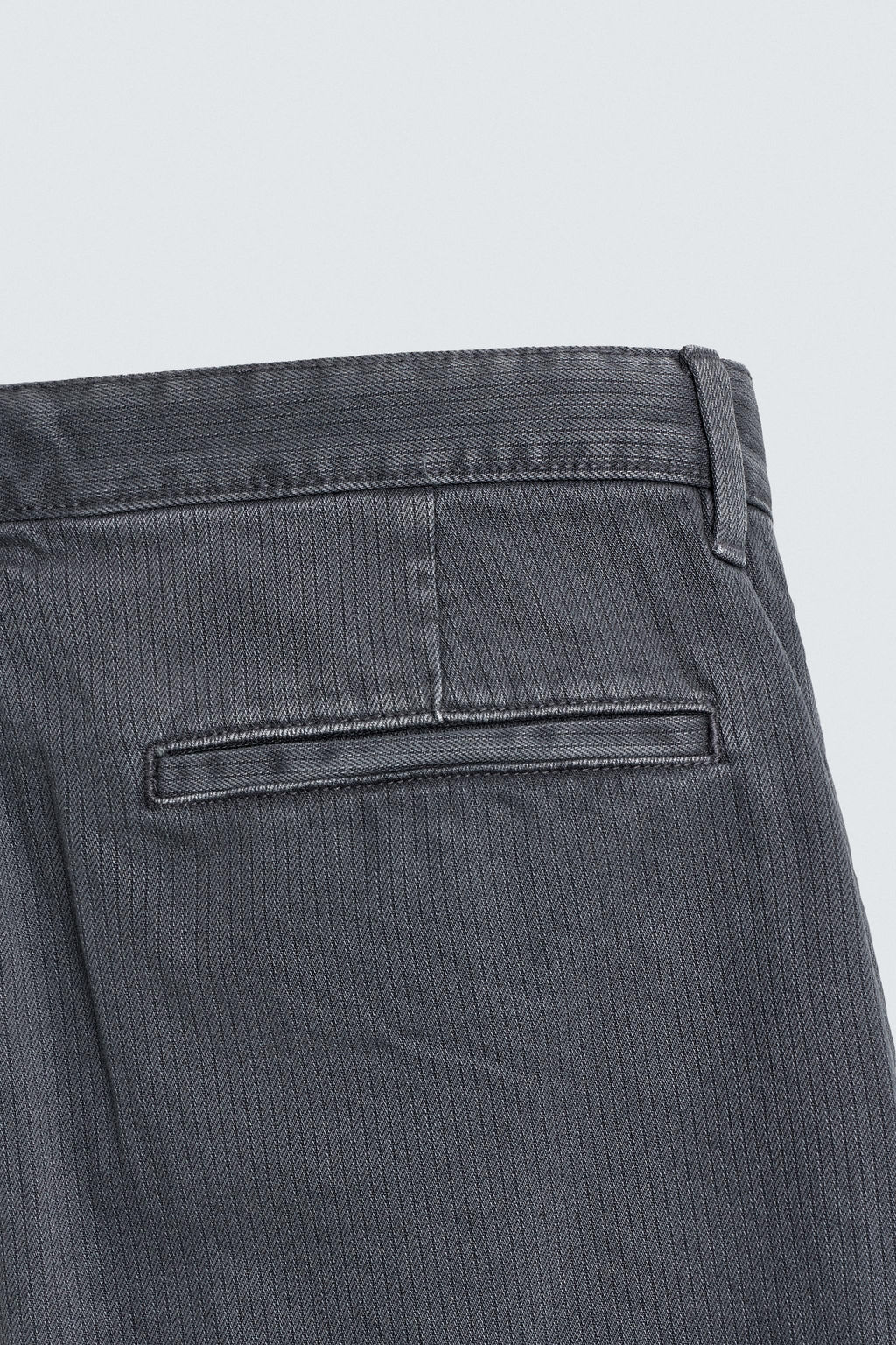 PANTAL?N ESTRUCTURA ALGOD?N LAVADO / ?ndigo claro - Zara фото 10