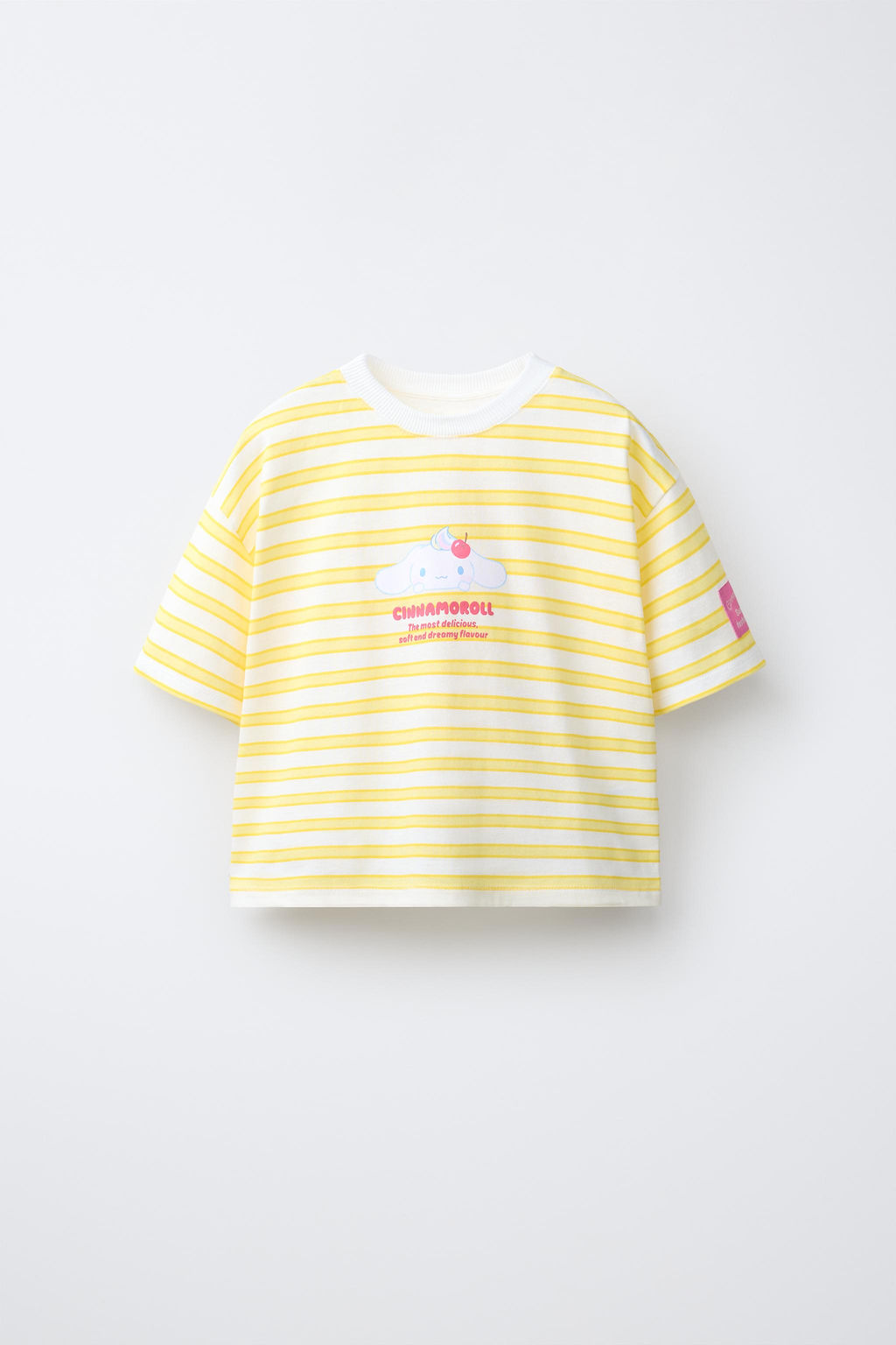 CAMISETA RAYAS CINNAMOROLL  SANRIO / Amarillo