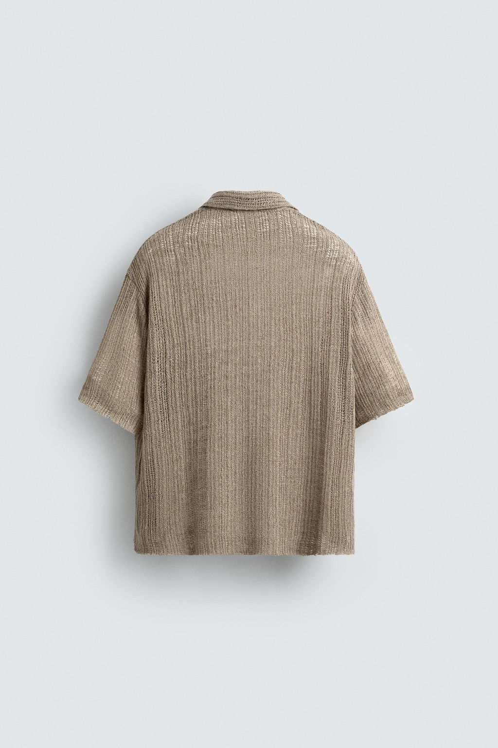 TEXTURED KNIT SHIRT - Zara фото 8