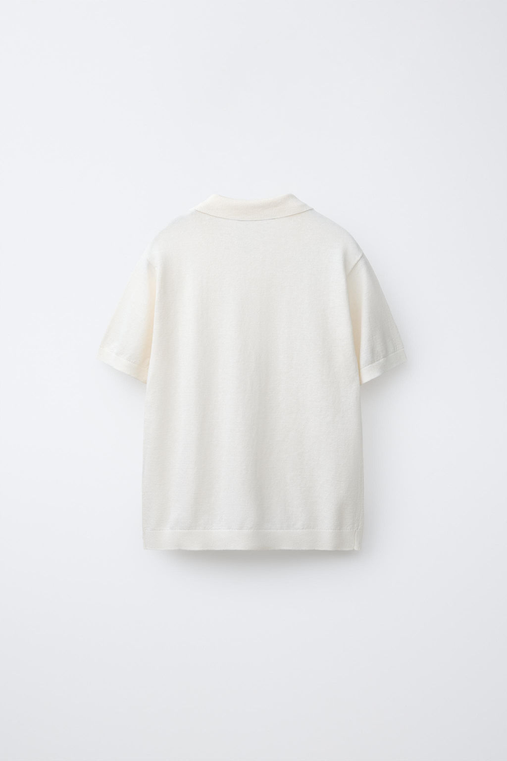 POLO ALGOD?N LINO RAYAS / Crudo - Zara фото 2