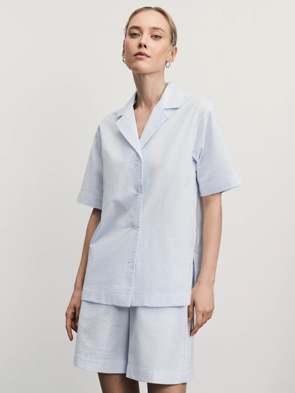 Шорты из фактурного хлопка / Zarina  фото 2