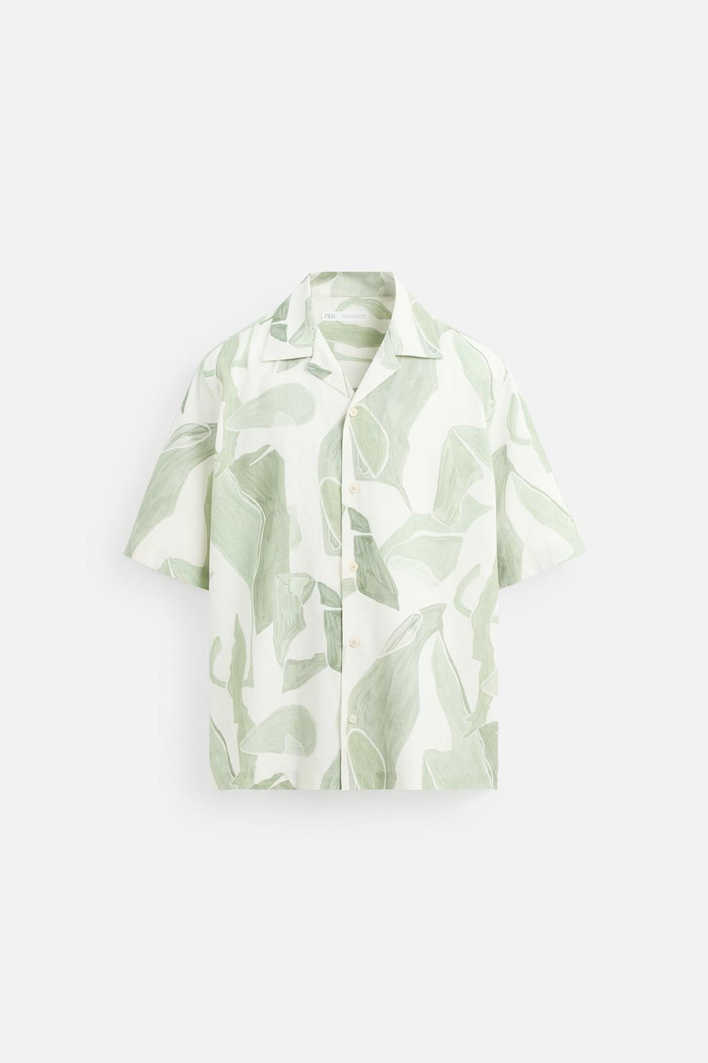 ABSTRACT PRINT SHIRT - Zara фото 7