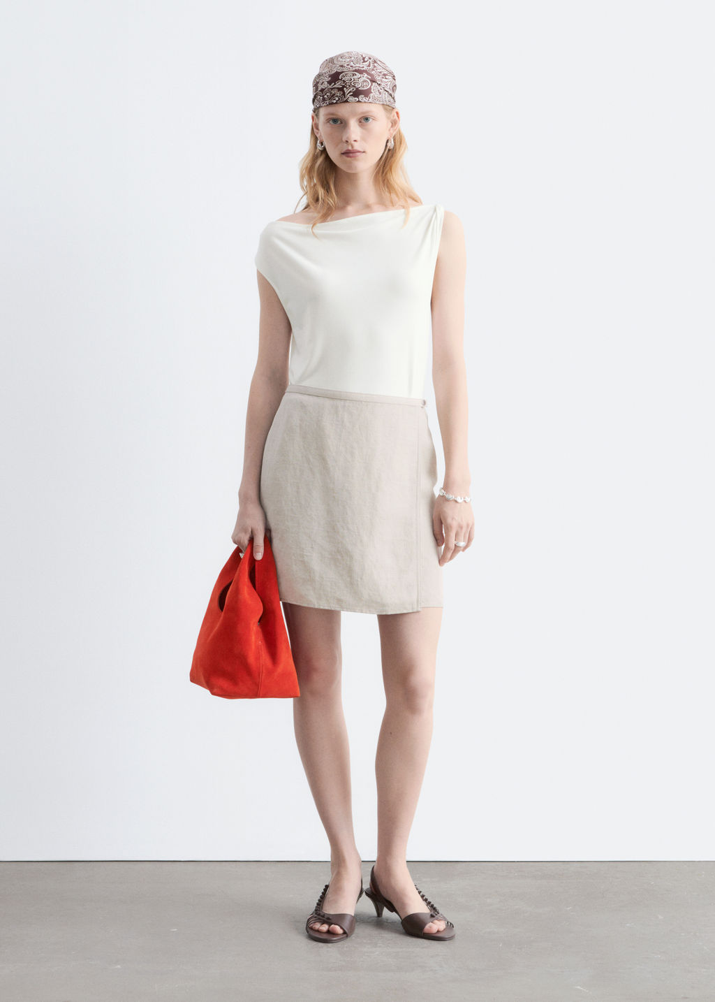 Top de punto con tirantes retorcidos - H&m фото 7
