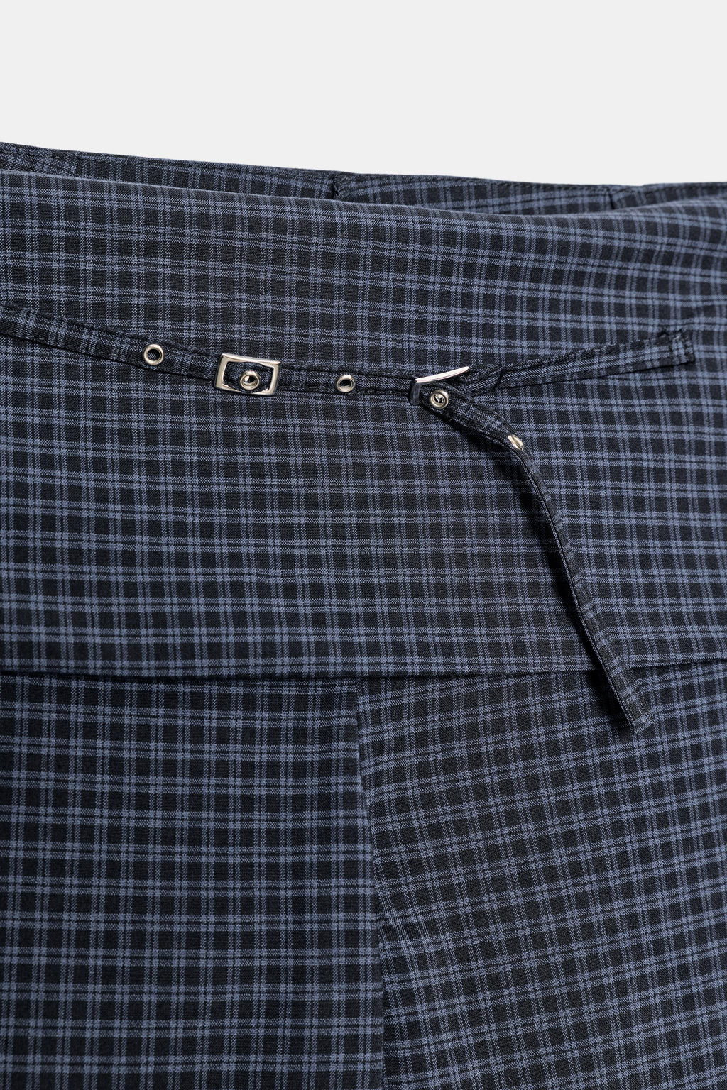 CHECKED TROUSERS WITH BELT - Zara фото 9