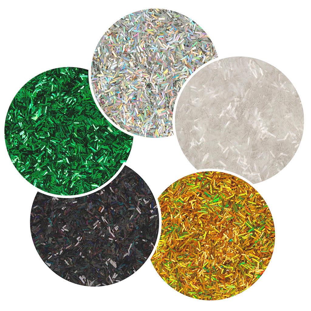 Love2art Декоративные блестки Набор ассорти стружка GLI-03 0.2*1.5 мм 5 уп. х 5 г 4.5 мл