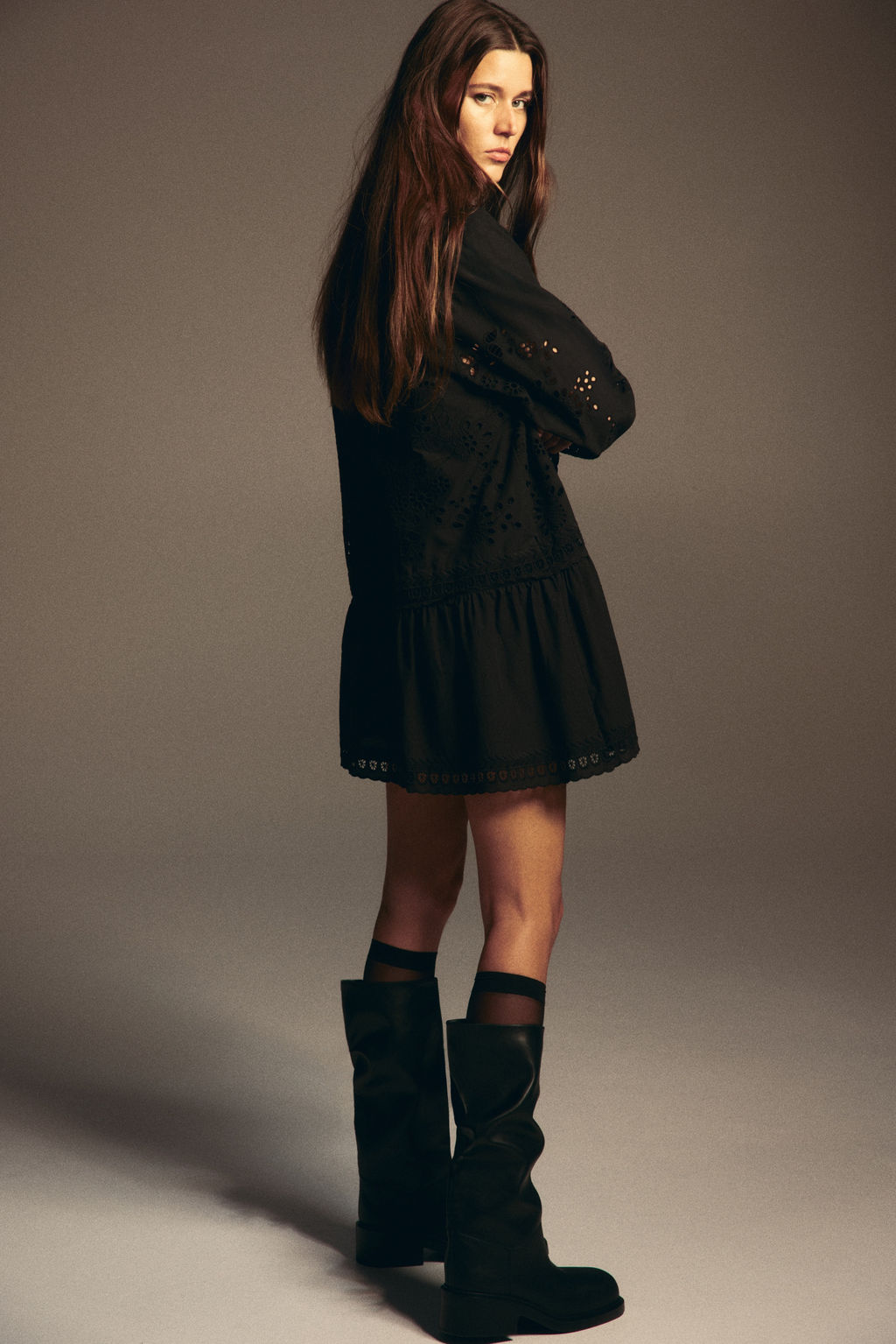 Vestido con bordado ingl?s - H&m фото 6