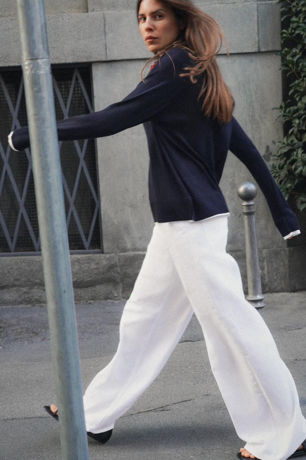 DOUBLE-EFFECT KNIT JUMPER - Zara фото 13
