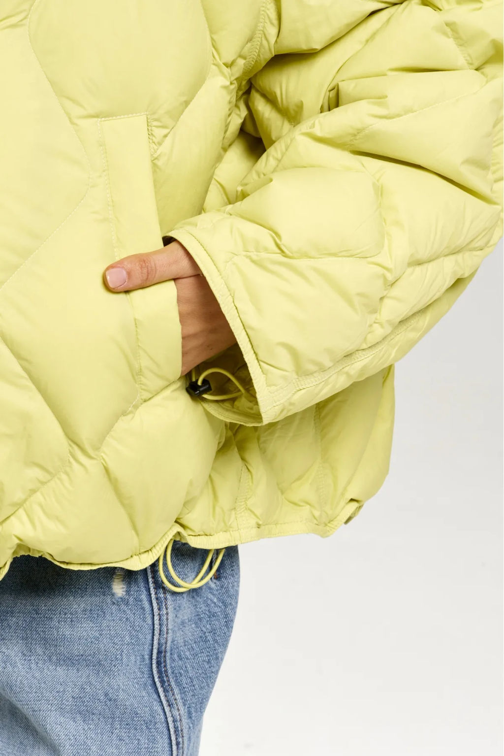 Куртка стеганная с натуральным наполнителем Yellow Pear - Erist store фото 6