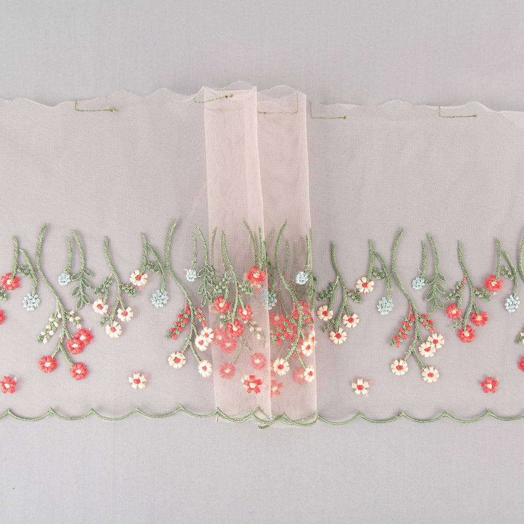 Кружево Gamma сетка 180 мм GCKM-180-03S на бобине 15 м 1 Турция коралловый