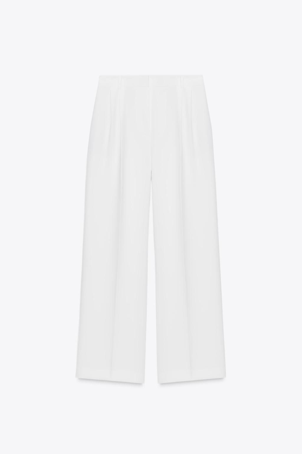 WIDE-LEG TROUSERS WITH DARTS - Zara фото 7