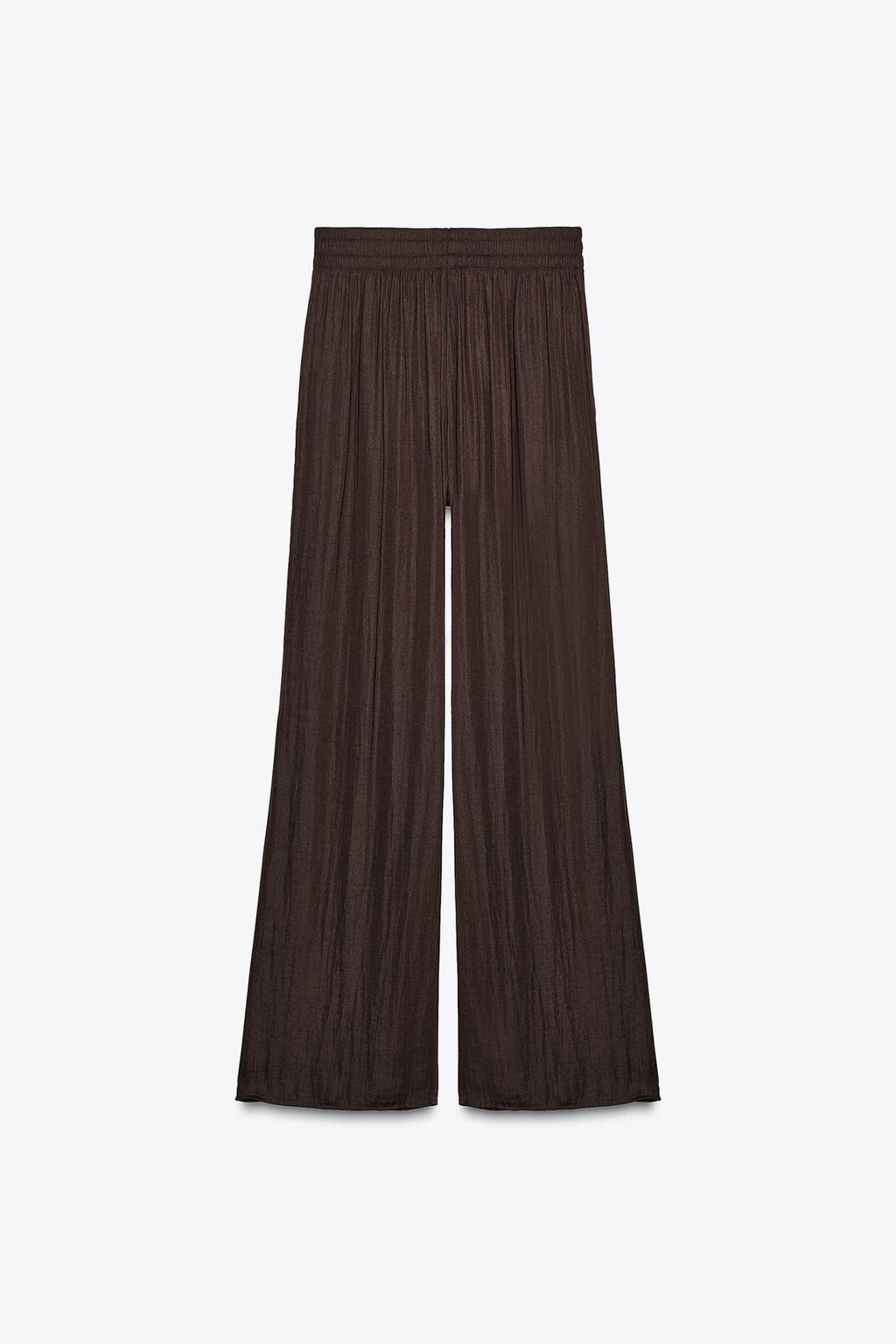 WIDE FLOWING TROUSERS - Zara фото 10