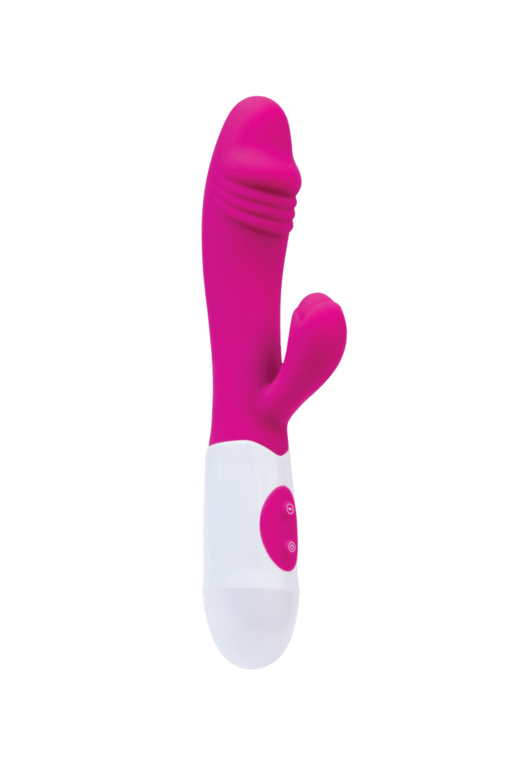 Вибратор с клиторальным стимулятором TOYFA A-Toys Area, силикон, розовый, 19,5 см  фото 2