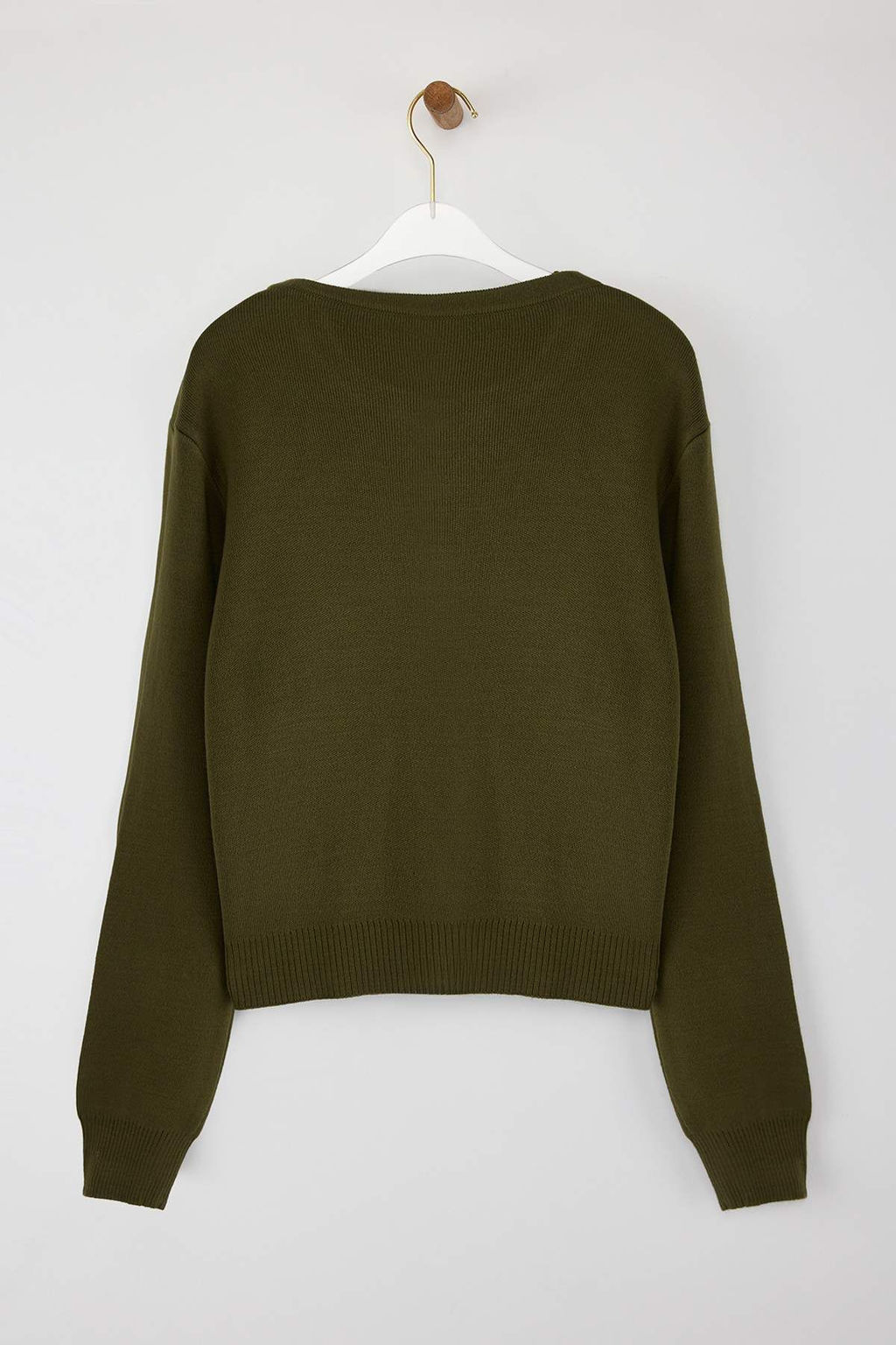 TRENDYOLMILLA Mavi Basic H?rka-Bluz Triko H?rka TWOAW25HI00216 фото 8