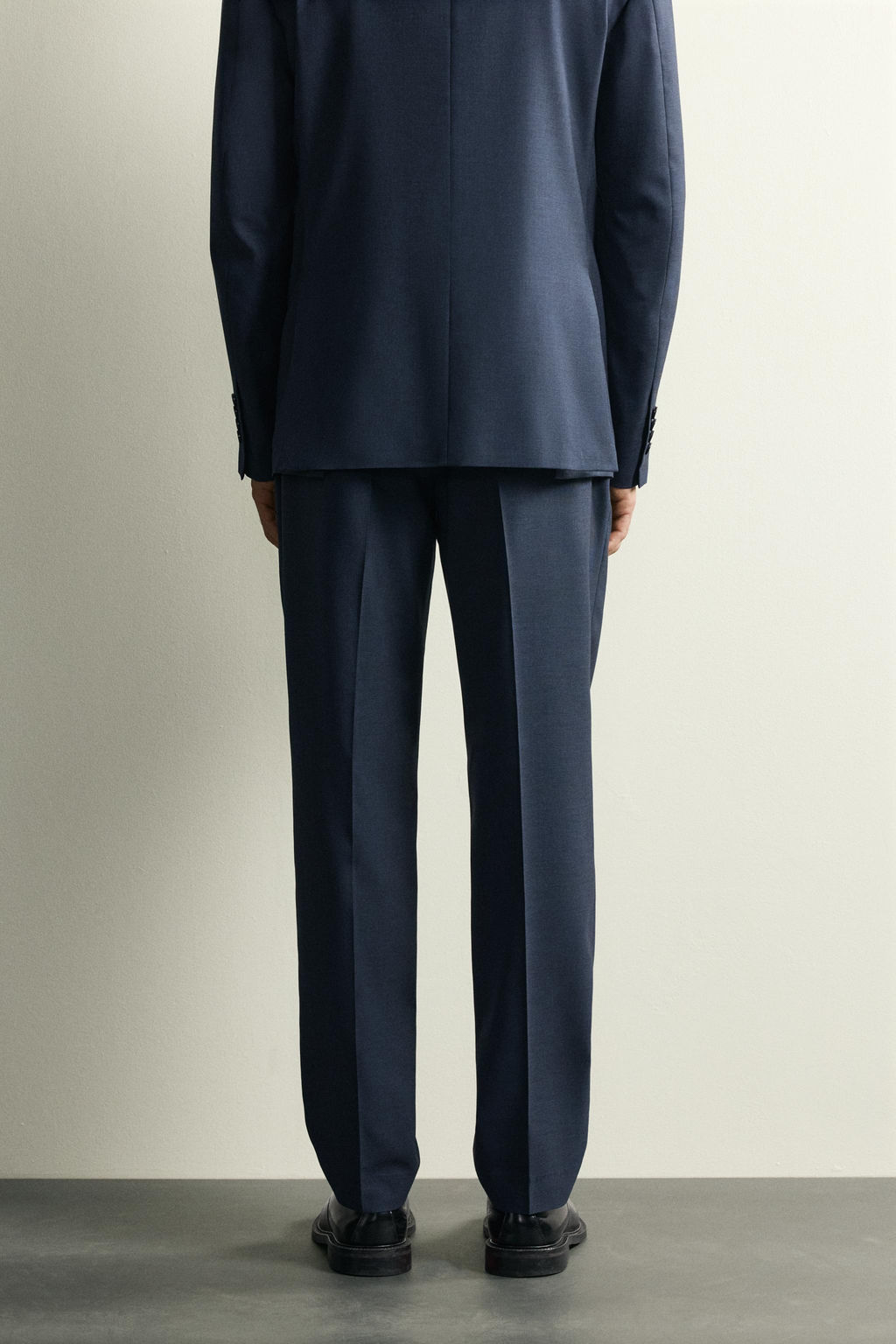 PANTAL?N REGULAR FIT TRAJE CUADROS / Marino oscuro - Zara фото 3