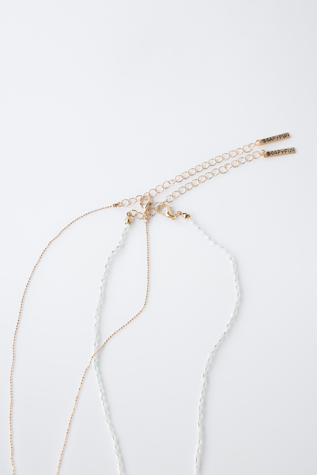 PACK DOS COLLARES ABALORIOS CAPIBARA CAPYFUN  / Marr?n