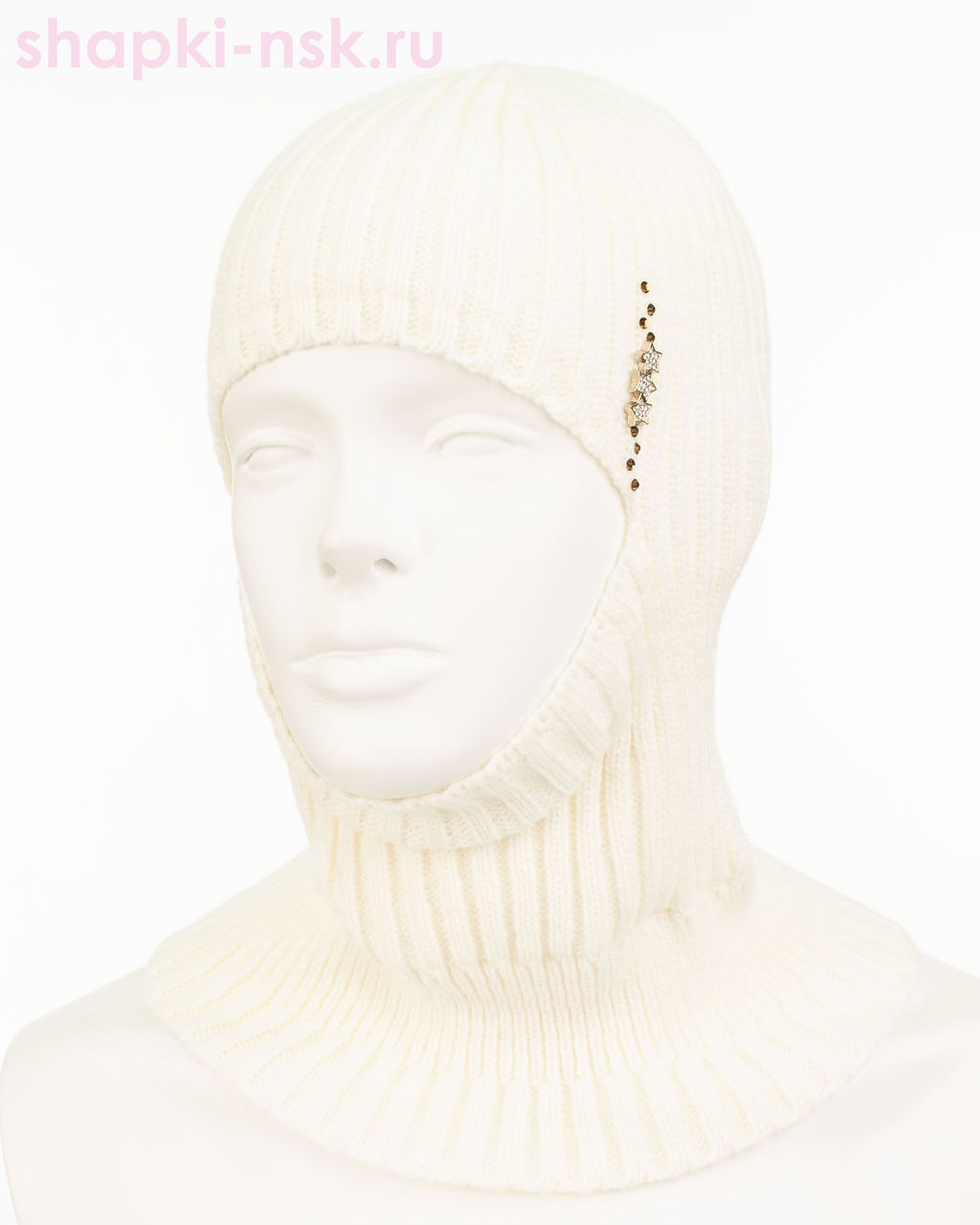 03-42-S Шлем для девочки флис (50-52)