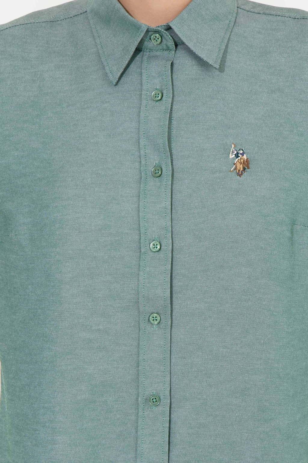 Kad_n Koyu Ye_il Uzun Kollu Basic G_mlek