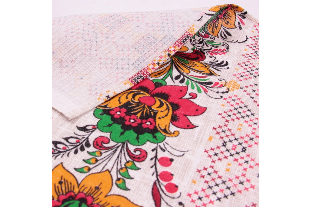 10 шт Полотенце вафельное 40х75 ПВ 442 рд (541-1П) - Наталья-текстиль фото 4