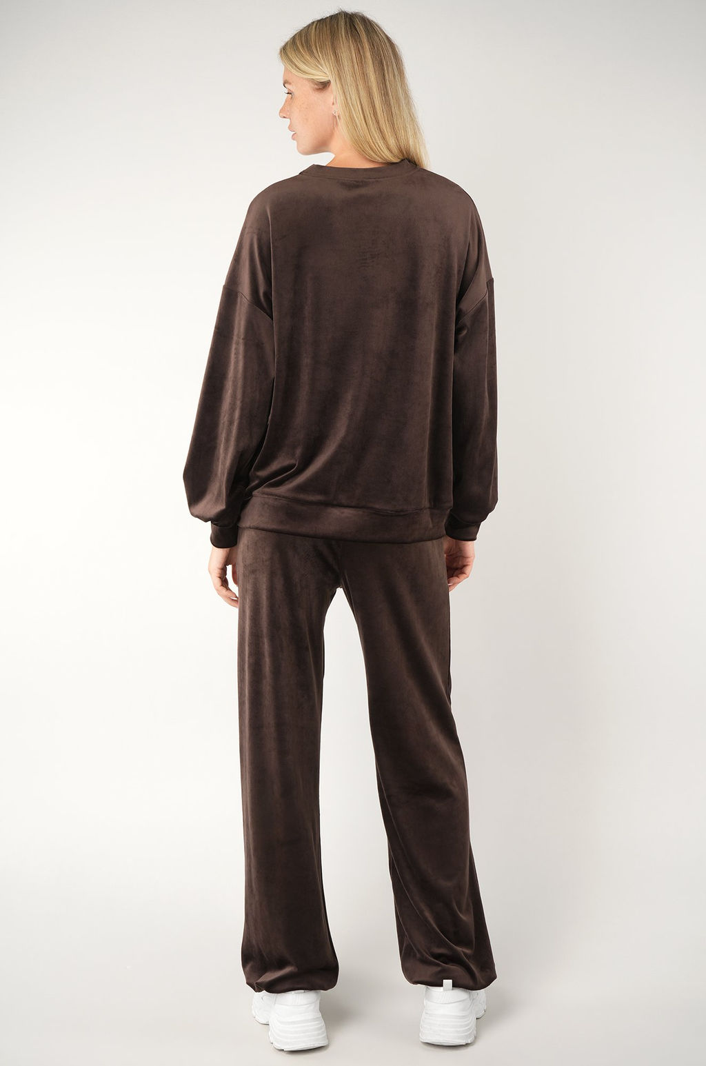 Женский велюровый костюм оверсайз Happyfox