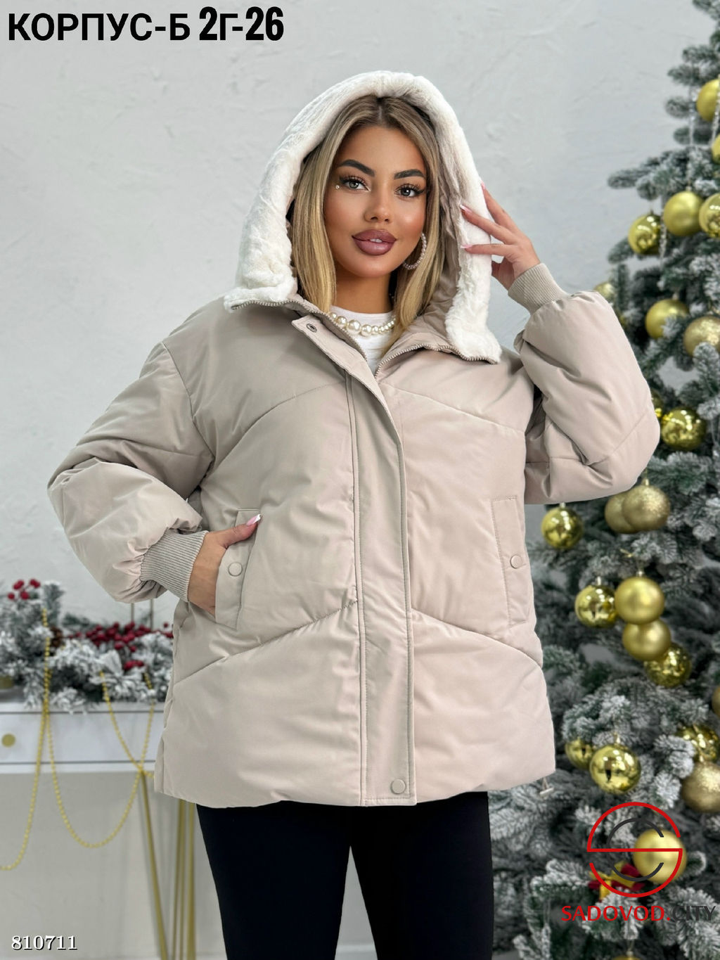 Куртка женская с капюшоном - Bruno фото 4