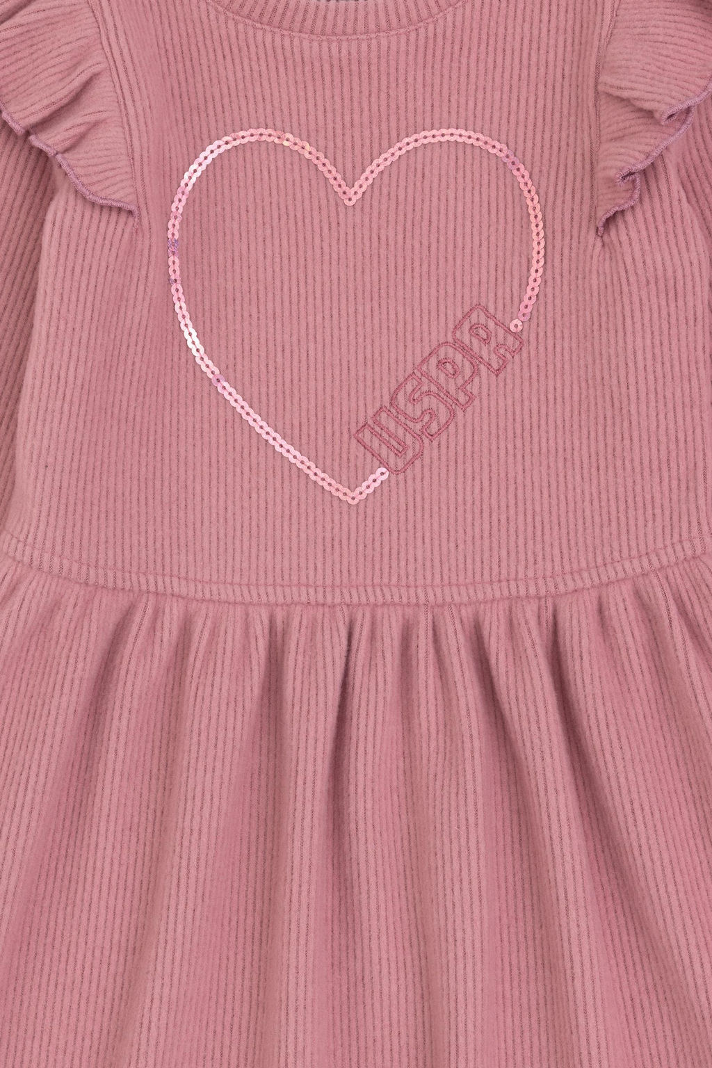 K_z _ocuk Pembe _rme Elbise - U.s. polo assn фото 3