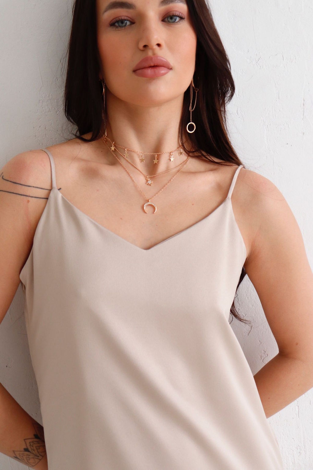 12607 Платье-комбинация кремовое - Martichelli фото 4