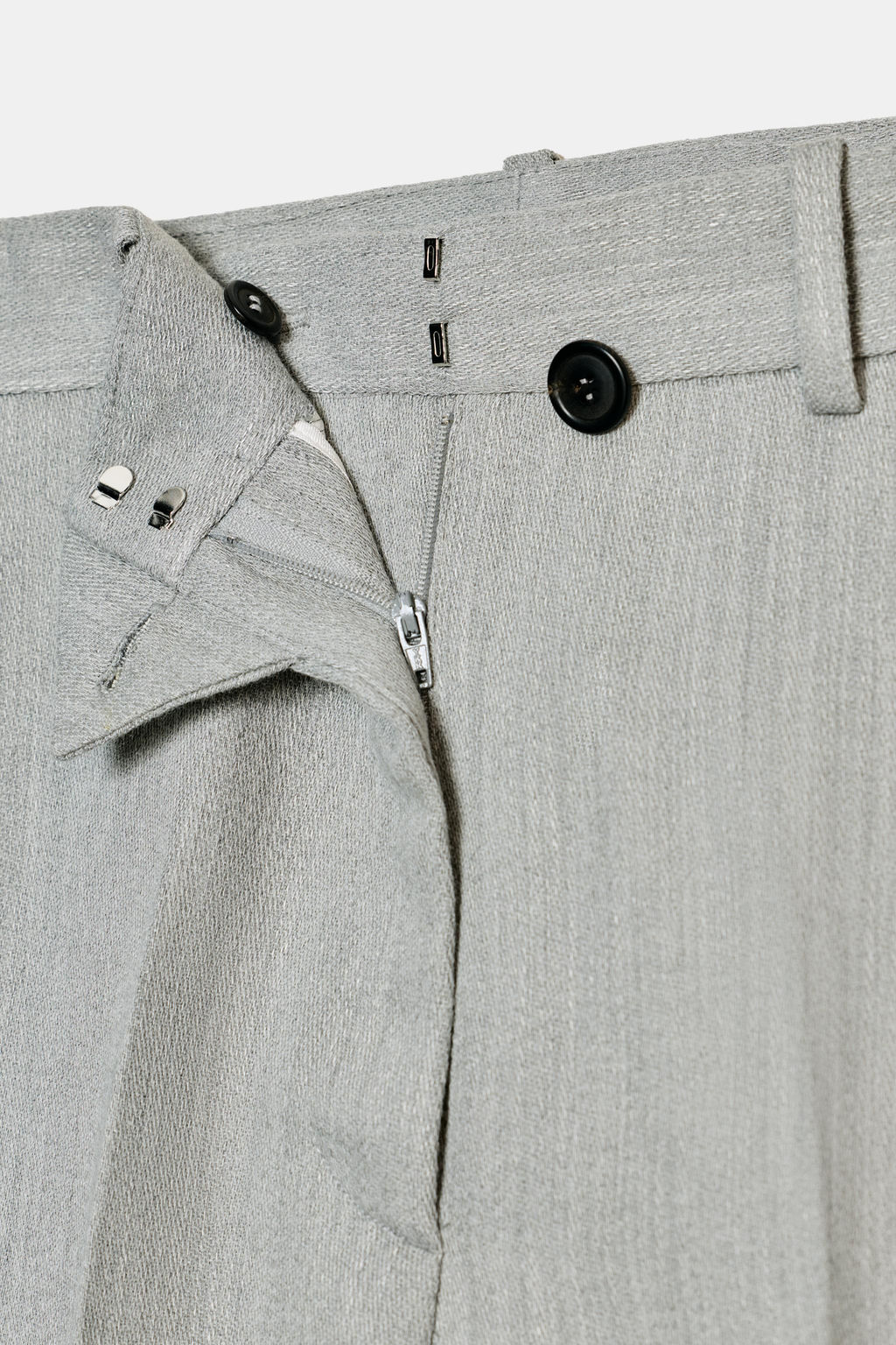 ZW COLLECTION FLARE TEXTURED TROUSERS - Zara фото 9