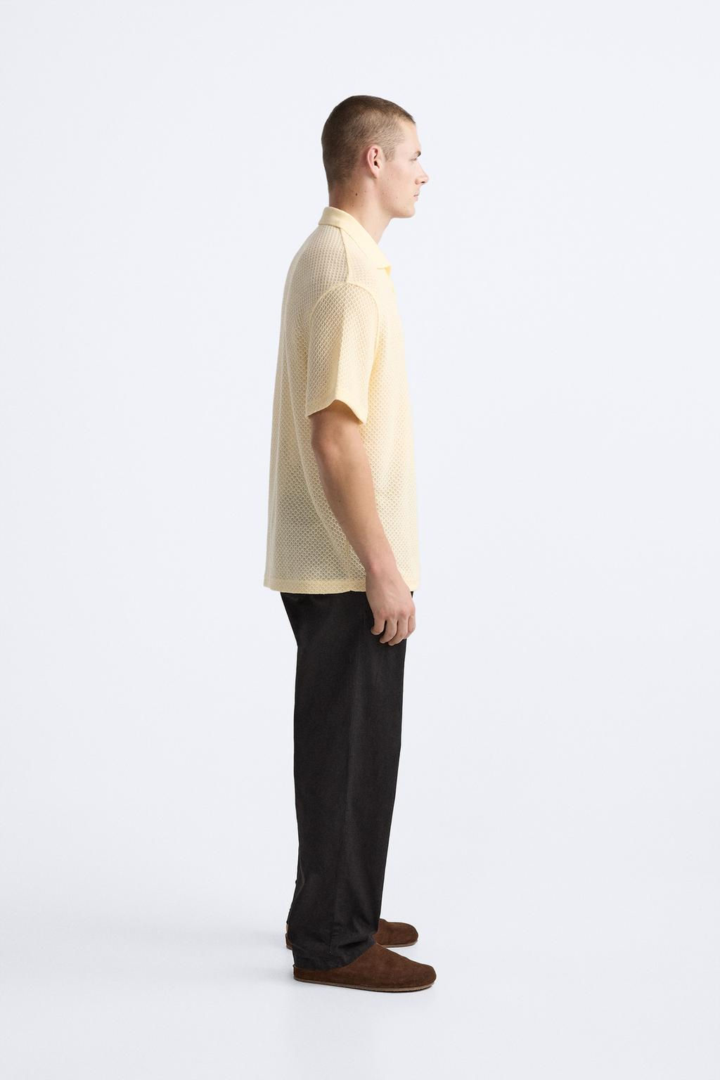 TEXTURED POLO SHIRT - Zara фото 20
