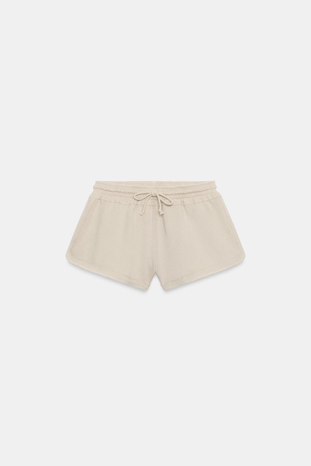 SHORTS CORDONES EFECTO LAVADO / Piedra - Zara фото 2