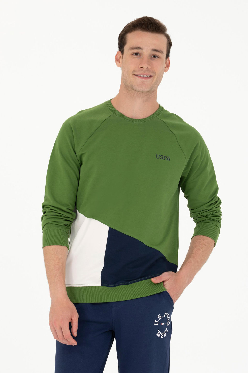 Erkek Ye_il Sweatshirt