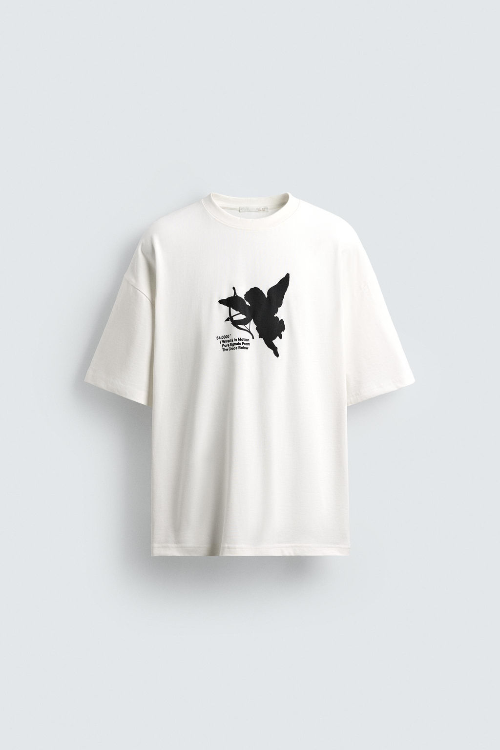 RUBBERISED PRINT T-SHIRT - Zara фото 7