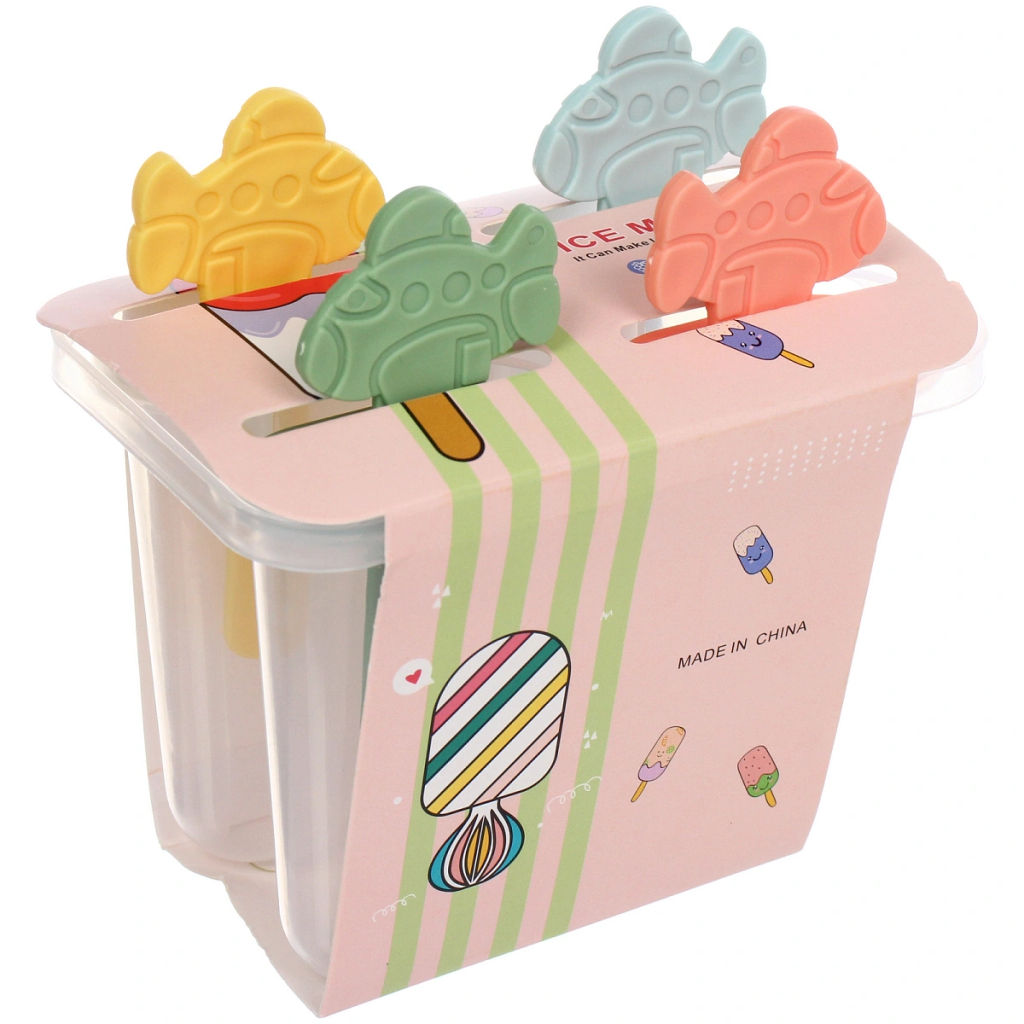 Цена за 2 шт. Форма для приготовления мороженого "Рыбка" 4шт