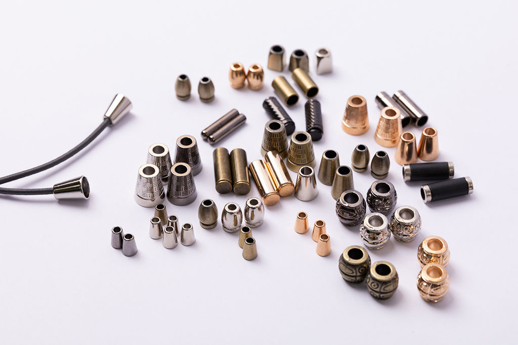 Концевик металл Gamma GB 1645 декоративные в пакете 20 шт №12 шлифованная бронза