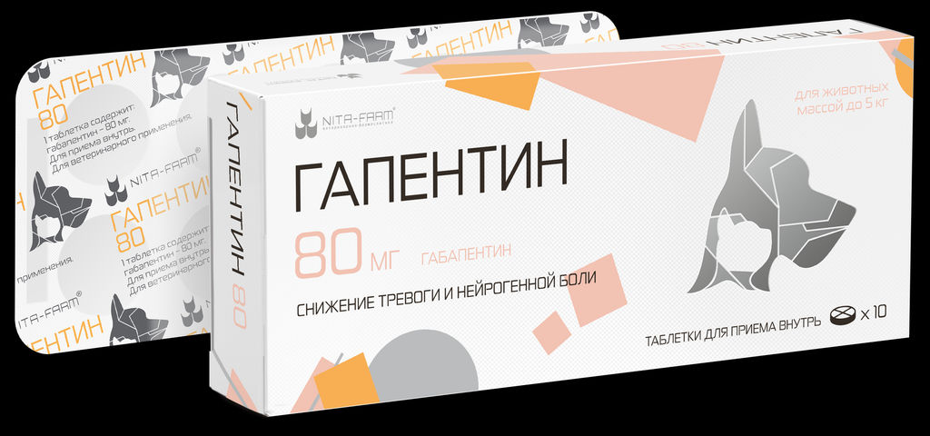 Гапентин противосудорожный препарат80 мг, 10 таб. 00-00001486