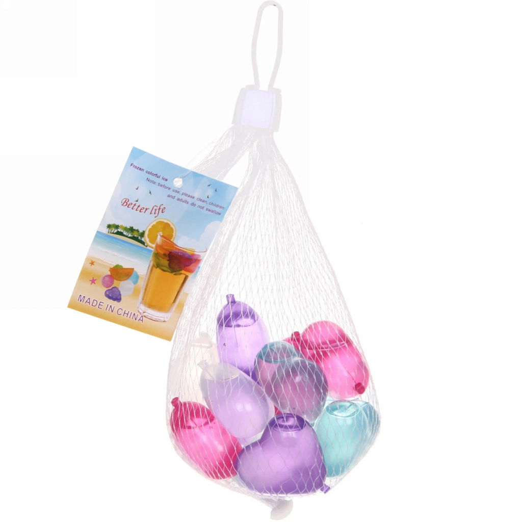 Цена за 6 шт. Формочки для охлаждения коктейлей "Сердечки" в наборе 12шт