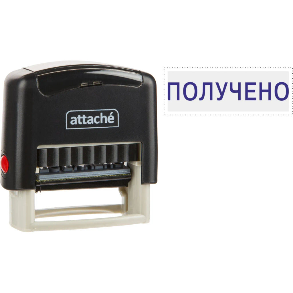 Штамп стандартный Attache ПОЛУЧЕНО 36х5 9011-T 1.1 фото 2