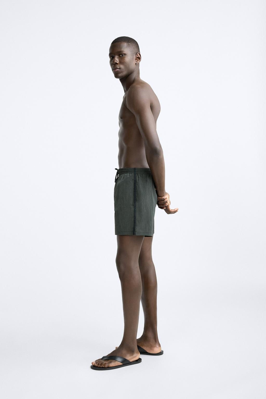 SERITLI REGULAR DENIZ SORTU - Zara фото 8