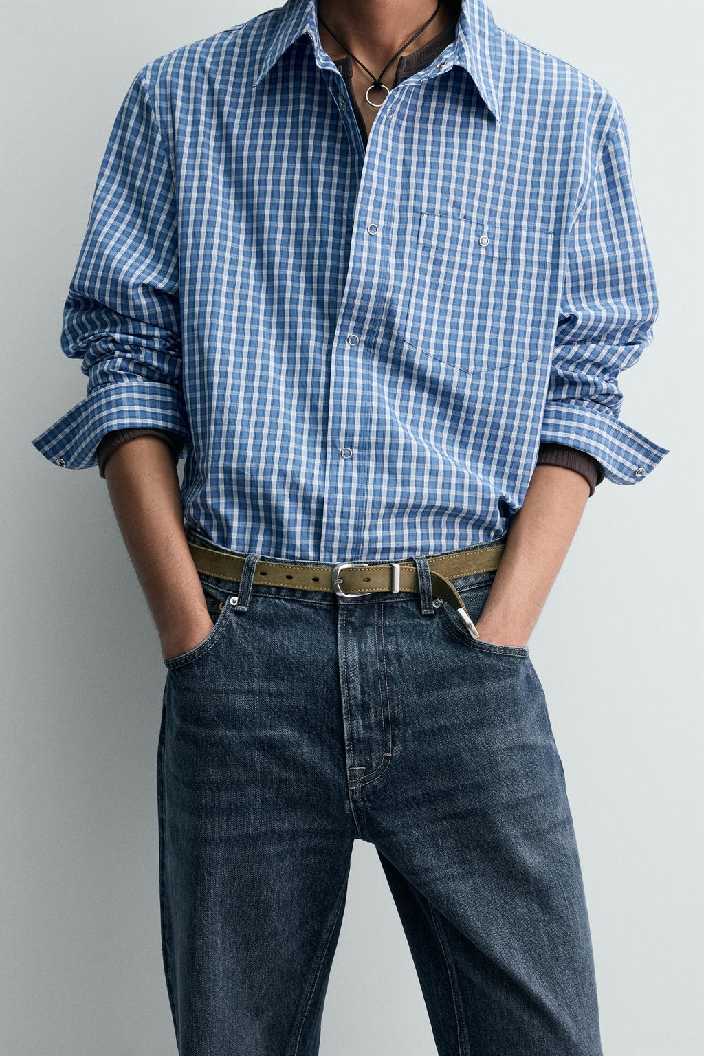 LIMITED EDITION SUEDE LEATHER BELT - Zara фото 5