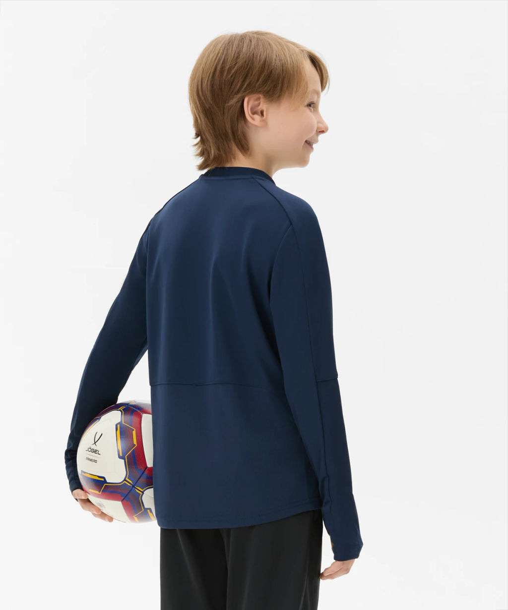 Джемпер тренировочный JOGEL DIVISION PerFormDRY Pro Training Top, темно-синий, детский  фото 6