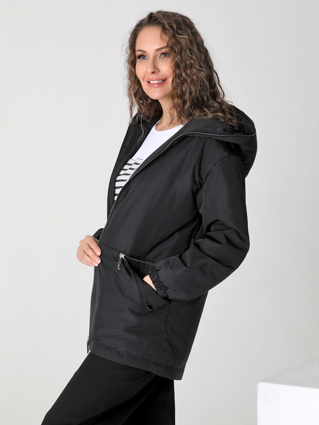 25121 Куртка черный - Dizzyway фото 2