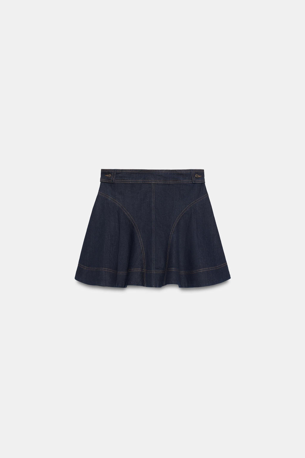FALDA CORTA DENIM ZW COLLECTION / Azul - Zara фото 9