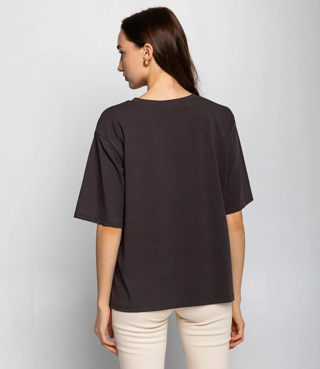 Футболка #КТ8101 (4), графит - Dommod фото 3