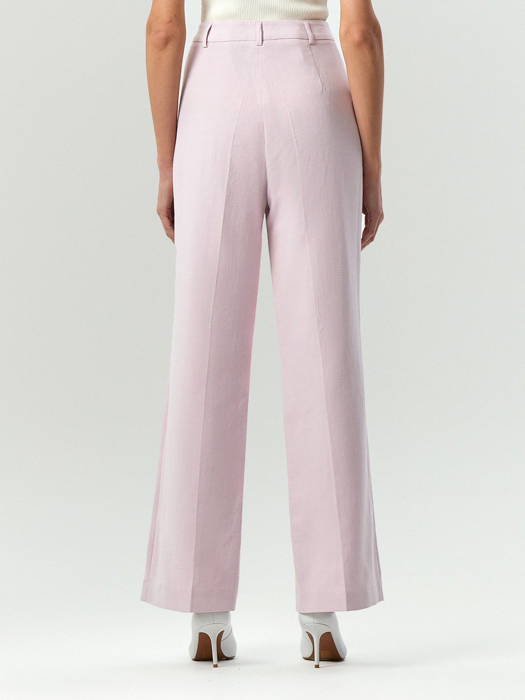 Emka / Брюки широкого кроя с защипами фото 4