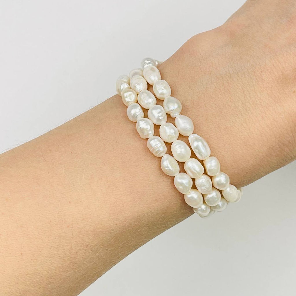 Бусины для украшений из белого Жемчуга 35 см