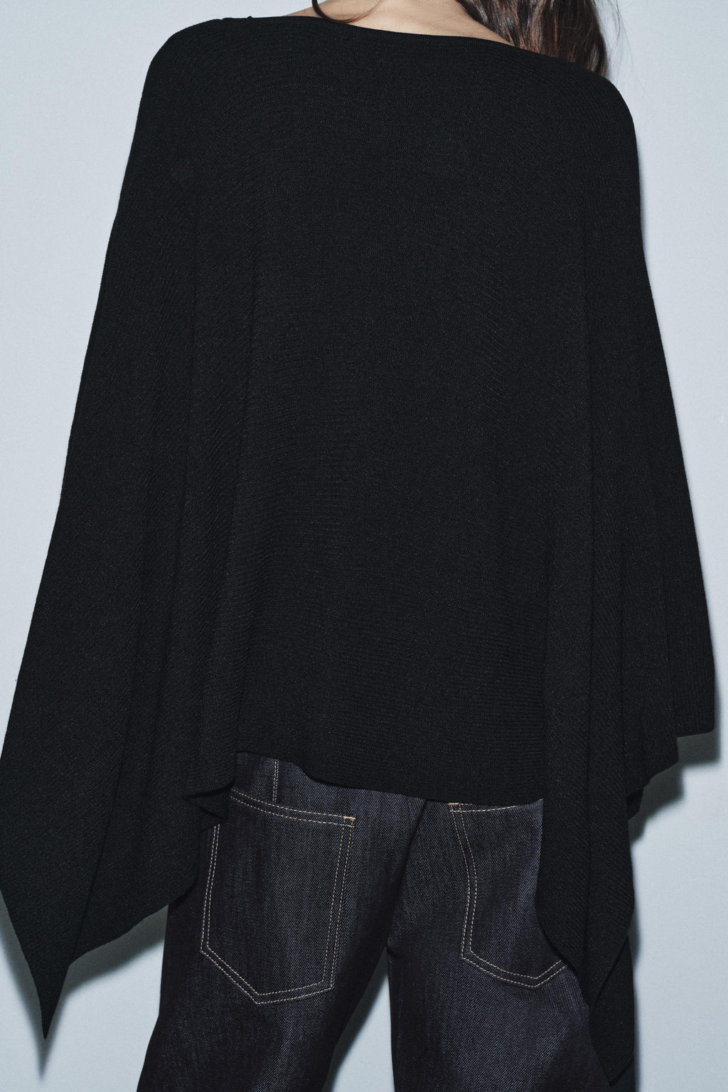 KNITTED JUMPER WITH CAPE - Zara фото 3