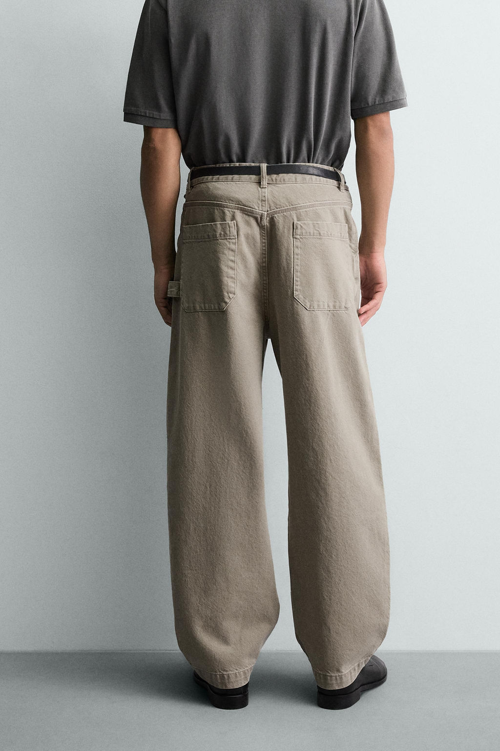 BALLOON FIT WASHED TROUSERS - Zara фото 22
